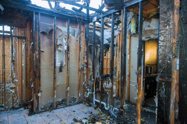 Professional Fire Damage Removal technician working in Sparks, TX